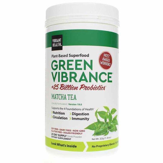 Green Vibrance Plant-Based Superfood Powder, VBH